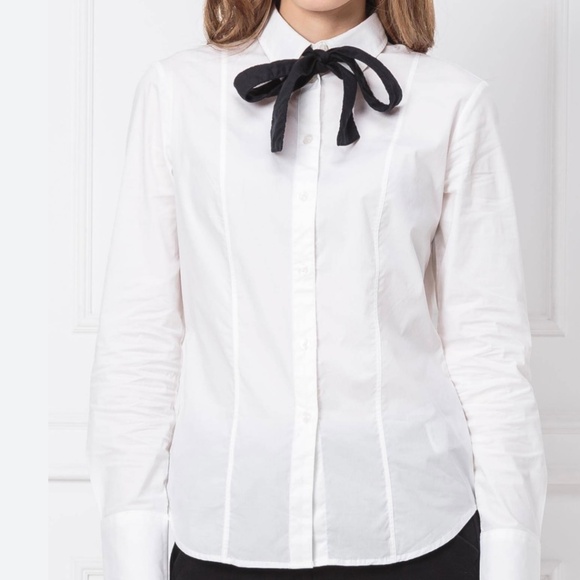 G-star raw shirt with black tie - Picture 1 of 5